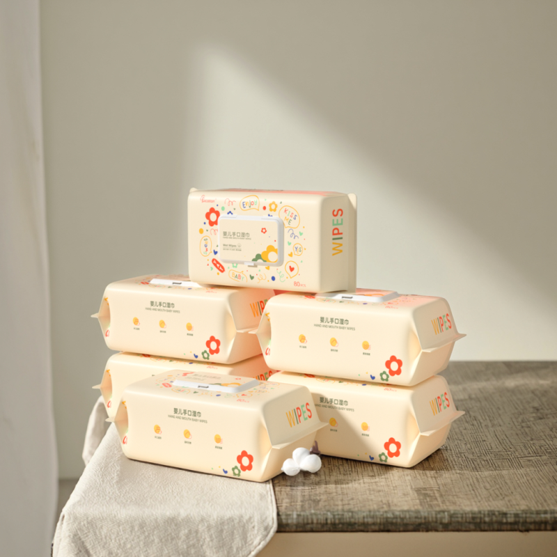 Baby Wipes Factory - Factory Price Organic 100pcs Biodegradable Baby Wipes Eco-Friendly for Sensitive Skin