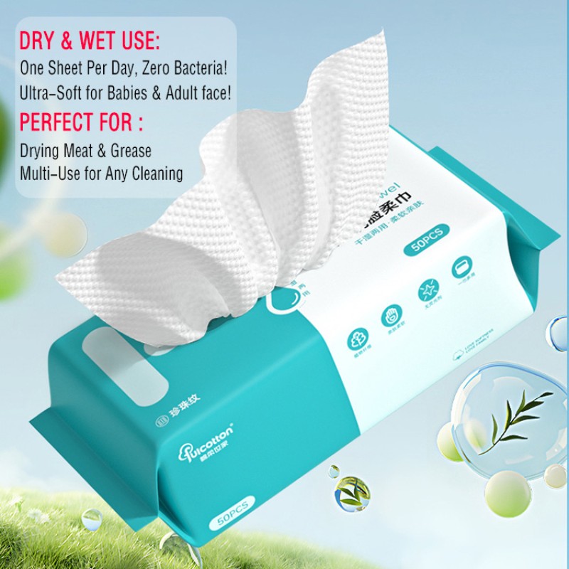 Face Towel Factory - Eco-friendly Personal Care Household Cleaning Hygiene Products Disposable Face Towel