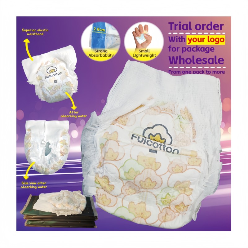 Baby Diapers Manufacturer - Dermatologist-Recommended Premium Diapers High-Absorbency Diapers for Overnight Use