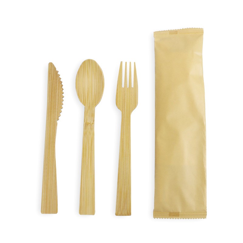 Bamboo Cutlery Set Factory - Custom Logo Eco-Friendly Spoon Fork