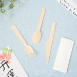 木质餐具厂家-定制环保勺叉刀套装