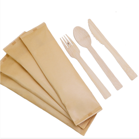 Bamboo Cutlery Supplier - Factory Custom Biodegradable Knife Fork