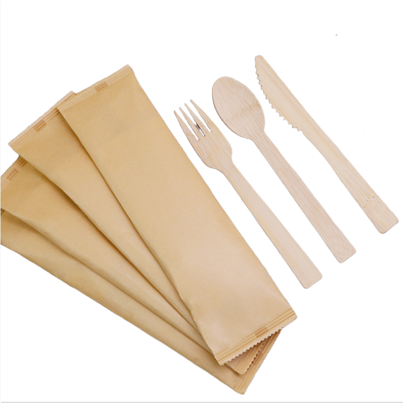 Bamboo Cutlery Supplier - Factory Custom Biodegradable Knife Fork