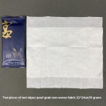 环保湿巾工厂-热销2片装定制logo