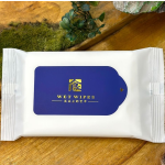 湿巾厂家-定制logo5片装烫金银