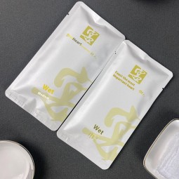 湿毛巾厂家-定制logo23x23cm四边封