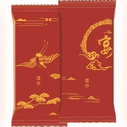 湿毛巾供应商-热销大号30x30cm定制logo涤纶