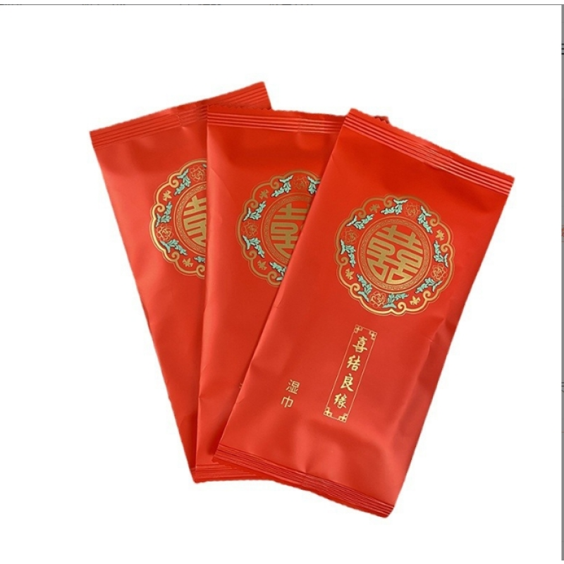 Wet Towel Factory - Hot Sale 25x25cm Thickened Custom Logo Pack