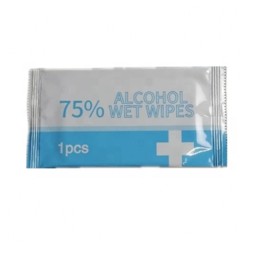 酒精湿巾供应商-可定制单片装75%个人护理
