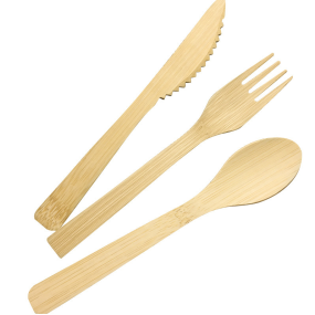 Bamboo Cutlery Factory - OEM Biodegradable Knife Spoon Set