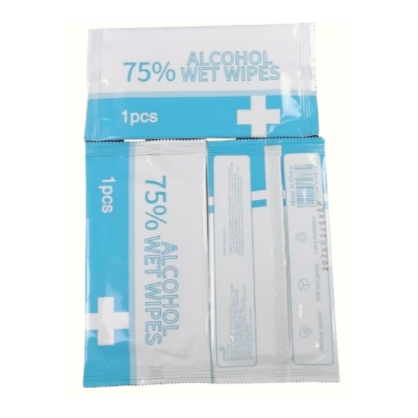 酒精湿巾工厂-OEM/ODM单片装75%杀菌率