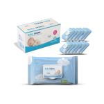 Baby Wipes Manufacturer - OEM Cheap Pure Water Baby Wipes China Factory Cotton Soft Cleaning Custom