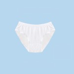 Disposable Underwear Supplier - Free Sample Disposable Massage Underwear for Children Breathable Classic White