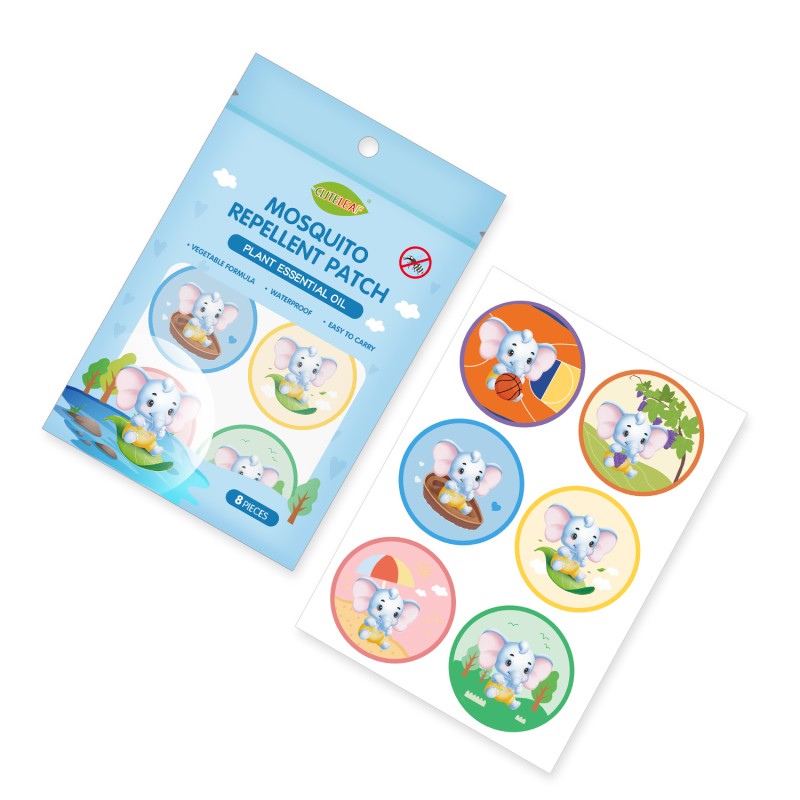 Mosquito Repellent Patch Supplier - Natural Plant Citronella Scented Sticker Lavender Essential Oil Scent Aroma