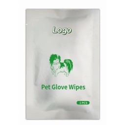 宠物清洁手套厂家-厂家供应宠物清洁手套湿巾环保猫狗清洁湿巾代工