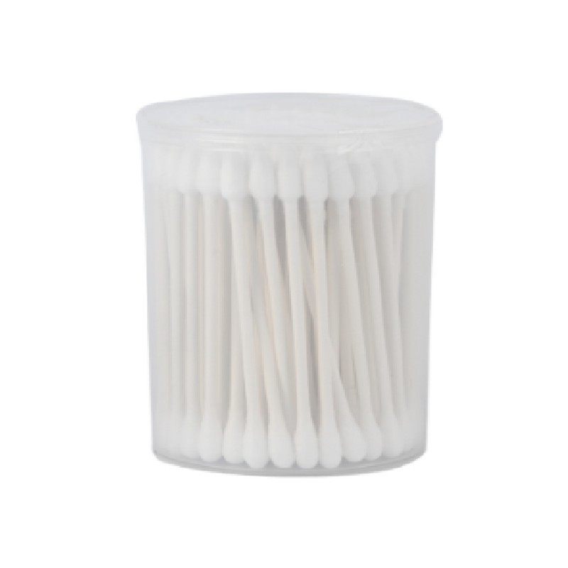 Cotton Swabs Supplier - 2023 Hot Sale Disposable Clean Paper Stick Cotton Swabs Absorbent Double-ended Round