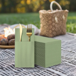 Paper Napkins Supplier - OEM Printed Themed Paper Napkins Custom Design for Holiday Party Supplies Recycled