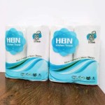 Kitchen Paper Towel Factory - Private Label 3 Ply Layer 100% Bamboo Pulp Kitchen Towel Paper Ultra Soft Strong