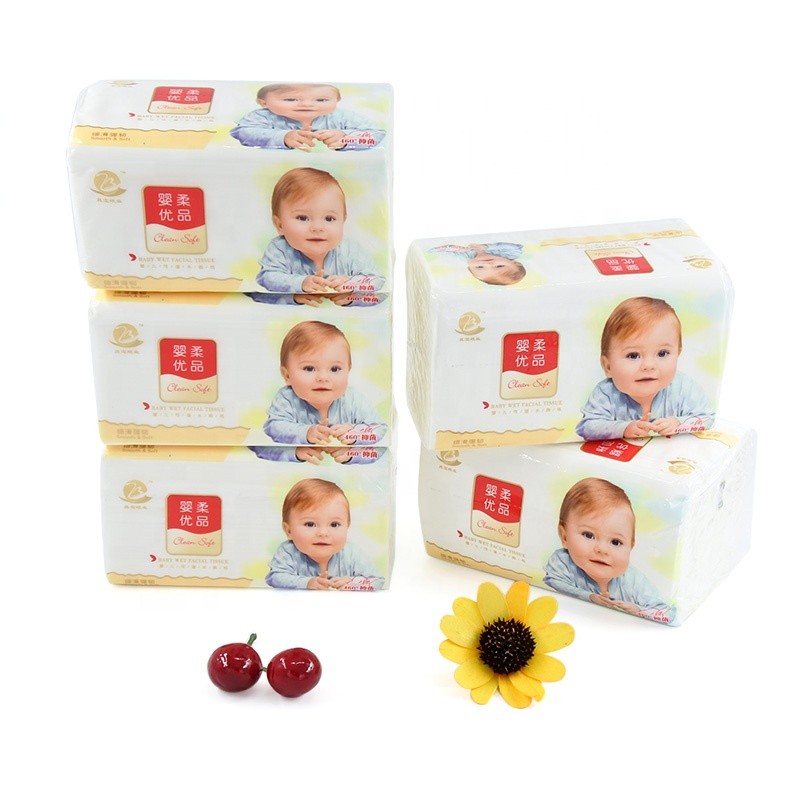 Facial Tissue Supplier - Organic Soft Pack Facial Tissue Paper Custom Printed Facial Tissue Wipe Paper Wrapping