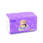 婴儿湿巾供应商-定制湿巾婴儿干巾纸巾软包小熊设计4层木浆一次性
