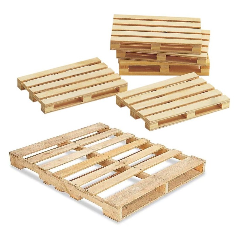 EURO Wooden Pallets Supplier - Hard Wood 4 Way Yellow Color