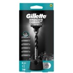 Razor Set Factory - For Gillette Mach3 Charcoal 6 Cartridge
