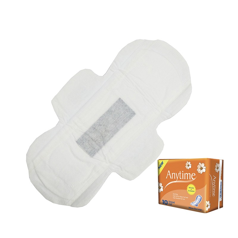 Sanitary Napkins Manufacturer - SN2446X Saudi Arabia Super Soft Loose Aloe Vera Activated Carbon 8 Layers Feminine