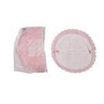 Breast Pads Manufacturer - Np130C Pink Water Cube Pattern Breast Pads Hot Air Non-Woven Reusable Disposable Maternity