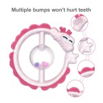 Baby Teether Manufacturer - Custom Cartoon Silicone Rodent Teeth Chew Toy BPA-Free Food Grade Dragon Rattles Soft