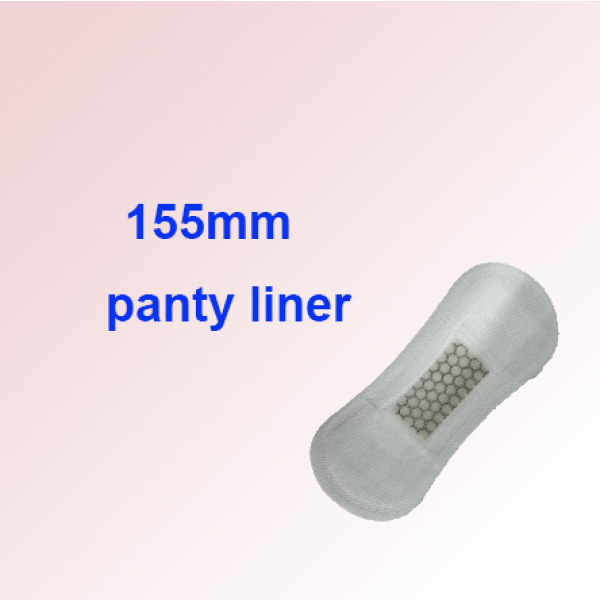 Panty Liner Supplier - Ultra-Thin 155mm White Wormwood Panty Liner for Women with Moderate Absorbency Pads Comfortable