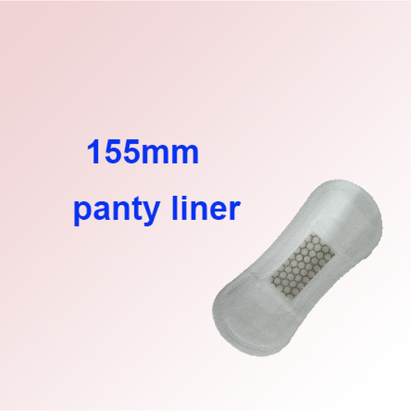 Panty Liner Supplier - Ultra-Thin 155mm White Wormwood Panty Liner for Women with Moderate Absorbency Pads Comfortable