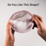 Breast Pads Manufacturer - Np130C Pink Water Cube Pattern Breast Pads Hot Air Non-Woven Reusable Disposable Maternity