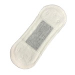 Sanitary Pads Factory - PL1614X Korea Hot Selling 160mm Ultra Thin Black Thong Herbal Mint Panty Liners Sanitary Pads