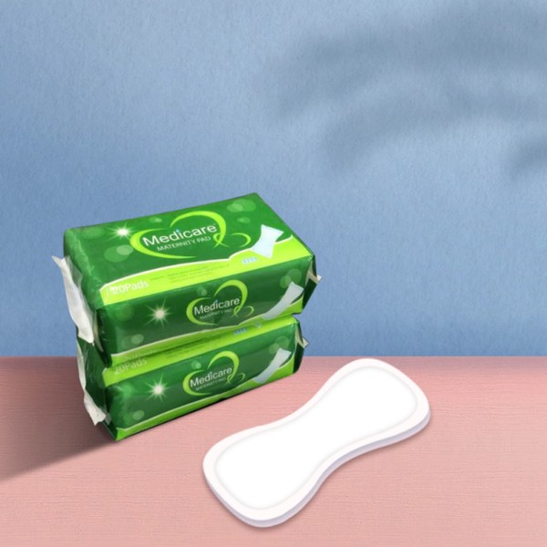 Sanitary Pad Supplier - Wingless High Absorbent Figure 8 Shaped Disposable Net Surface Lady Sanitary Pad Cotton Maxi