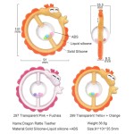 Baby Teether Manufacturer - Custom Cartoon Silicone Rodent Teeth Chew Toy BPA-Free Food Grade Dragon Rattles Soft