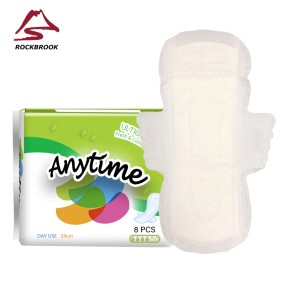 Sanitary Pads Supplier - SN2454XT Custom 245mm Maxi Sanitary Napkins Hip Pads Bamboo Charcoal Organic Panty Pads