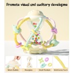 Baby Teether Supplier - New Arrival 100% Food Grade Silicone Teether Molar Toys Soft Musical Shake Rattle