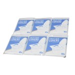 Toilet Seat Manufacturer - TSC36425 Biodegradable Smart Flushable Disposable Toilet Seat 50Pcs White Paper Pad for Travel