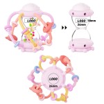 Baby Teether Supplier - New Arrival 100% Food Grade Silicone Teether Molar Toys Soft Musical Shake Rattle