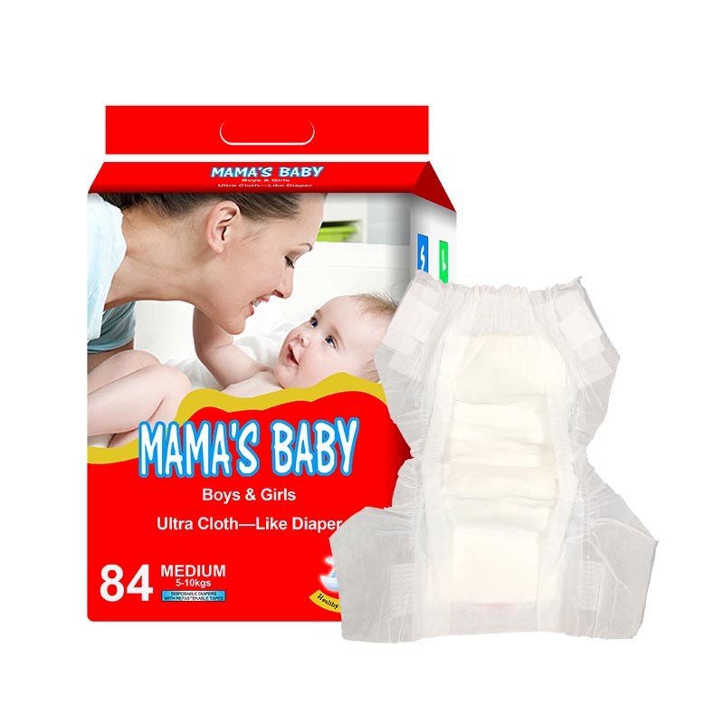 Baby Diapers Supplier - Wholesale Disposable Baby Diaper Cotton Material Colored Disposable Baby Diaper Soft White