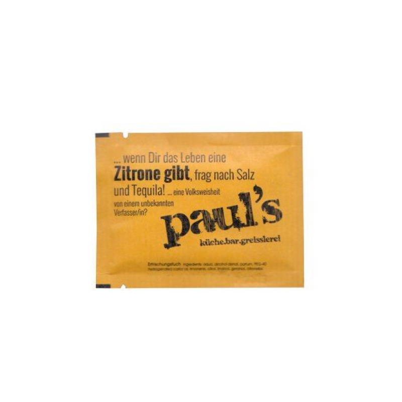 Cotton Wet Wipes Manufacturer - Single Pack Biodegradable Fast Food