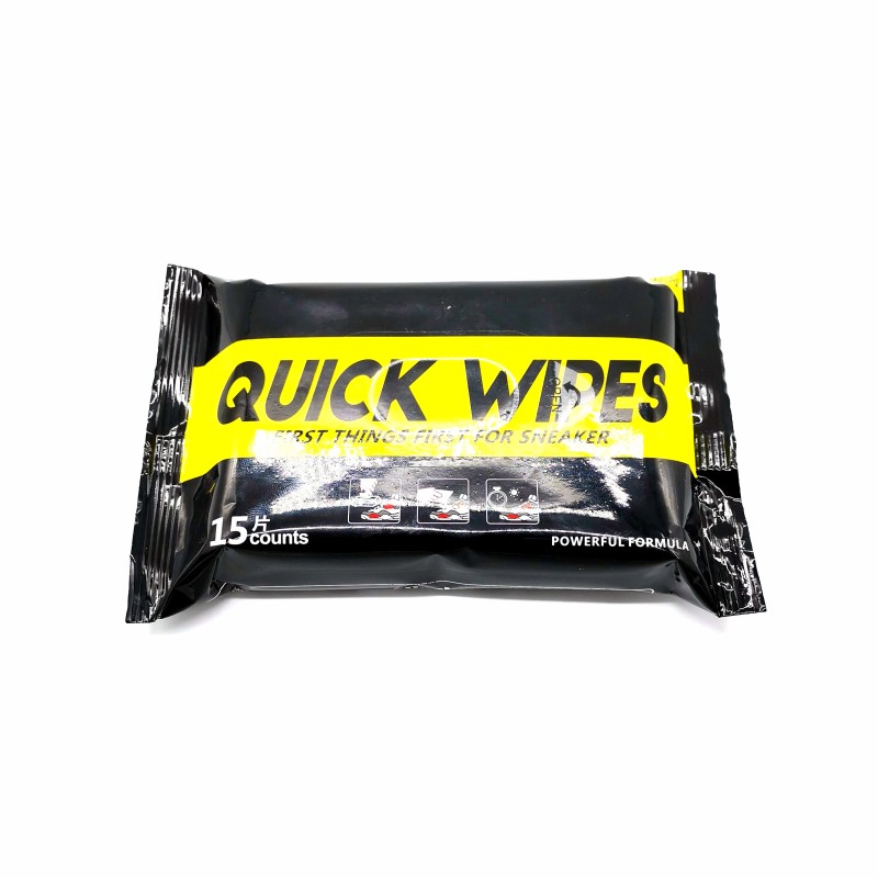 Sneaker Wipes Manufacturer - 15 Pcs Travel Biodegradable Quick