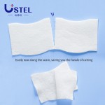 Cotton Pads Supplier - Ustel Disposable Cotton Facial MakeUp Remover Pads Hot Sale Cosmetic Square Cotton Pads