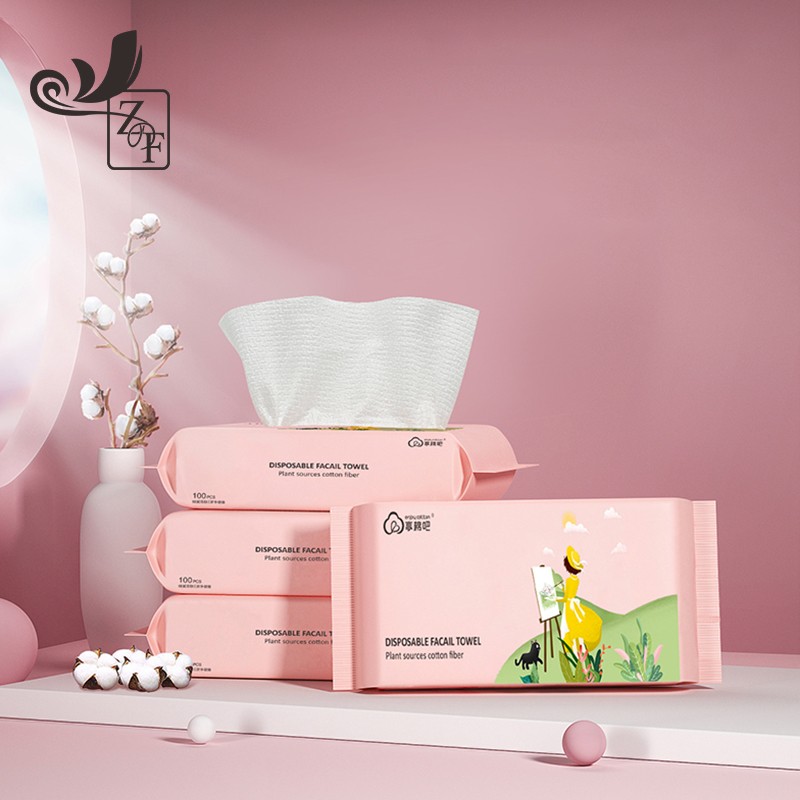 Face Towels Manufacturer - OEM Disposable Cotton Face Towels Organic Sanitary Convenient Quick Dry
