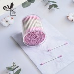 Bamboo Swabs Factory - Factory Bamboo Eco Friendly Cotton Buds Black Big Head Cotton Swabs for Makeup