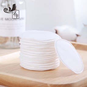 Cotton Pads Factory - OEM Premium Round Disposable Cotton Facial Make up Remover Pads Cleaning Skin Care Organic