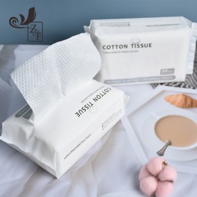 Makeup Remover Wipes Supplier - Remover High Quality Tissue Private Label Dry Towel Wipes Disposable Cotton Tissue Face