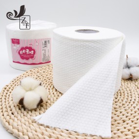 Cleaning Cloth Manufacturer - Roll Cotton Towel Cleaning Cloth Disposable Hand Face Towel for Beauty Salons Spa Hotel