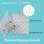 Massage Pads Supplier - Gentle and Soft Home Hotel Eco 100% Pure Disposable Massage Cotton Pads for Makeup Remove