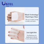 Cotton Pads Supplier - Ustel Disposable Cotton Facial MakeUp Remover Pads Hot Sale Cosmetic Square Cotton Pads